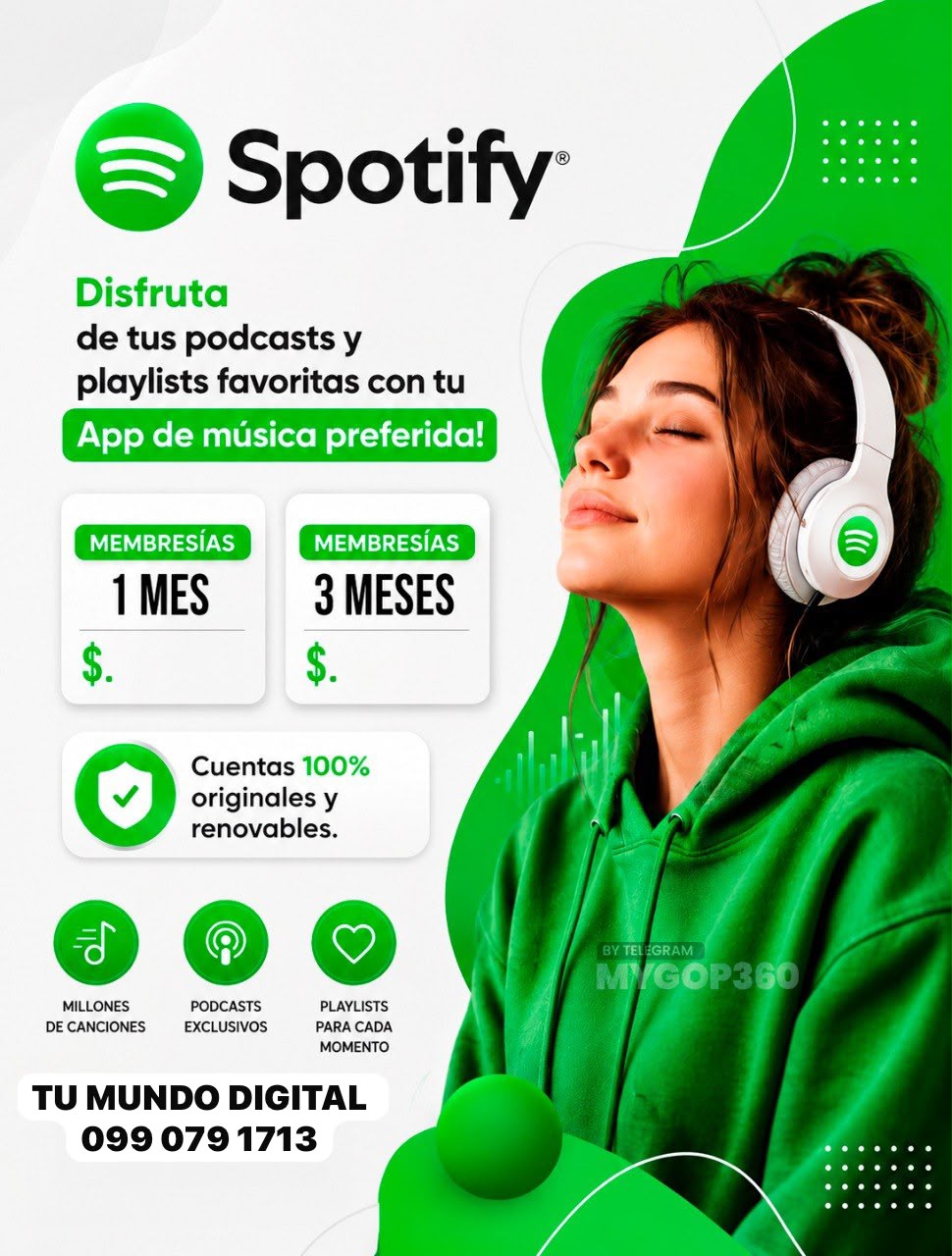 Cuenta Spotify Premium