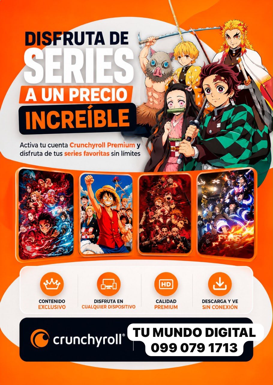 Crunchyroll Premium - Cuenta Completa